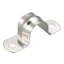パイプ ストラップ 20mm リジッド パイプ ストラップ 304 ステンレス スチール 2穴 クランプ 100個入り