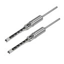 チゼルモーティザー 正方形の穴 ドリルビット 8mm ホロウ オーガ カッター 炭素鋼 22個入り