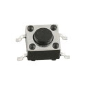タクトスイッチ プラスチック製シルバートーン 4 Pin SMD 6x6x4.30mm 10個入り