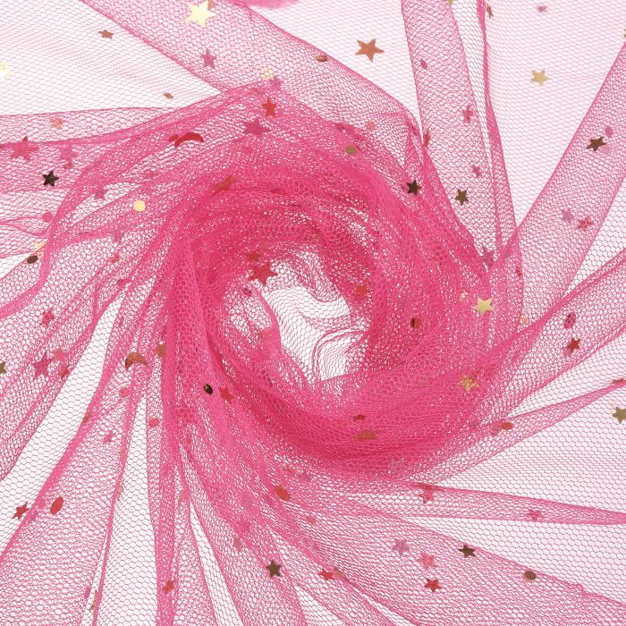 60" x 8.7ヤード チュールファ ブリック スタームーンシーケン チュールリボンロール 結婚式 パーティ..