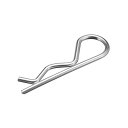 スプリングピン コッタークリップピン R形 3.5mm x 75mm 炭素鋼 ファスナーハードウェア 20個入り(4)