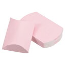 PATIKIL ピローボックス 50個入り ウェディングギフトボックス 紙箱 11.5cm x 7cm ギフトラップ ウェディングパーティー用 ピンク