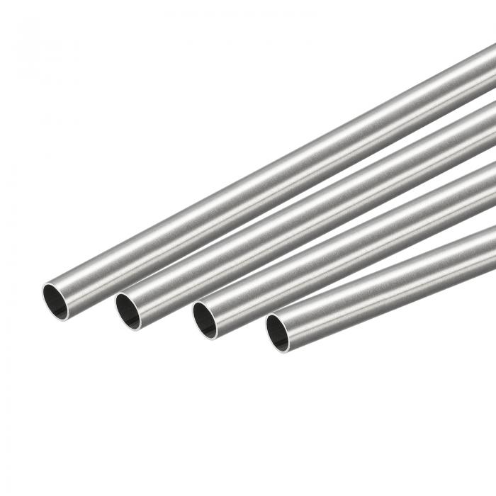 ラウンドチューブ 304ステンレス鋼 7 mm外径 0.4 mm壁の厚さ 300 mm長さ 4個
