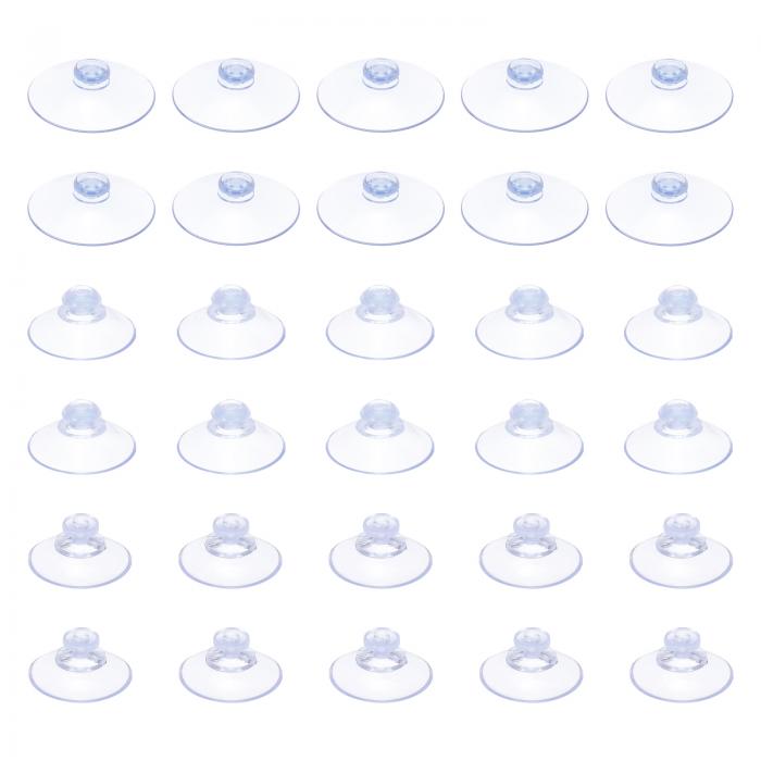 PATIKIL 吸盤 0.8/1.2/2.2" 60個入り ホーム キッチン バスルーム 整理 収納 装飾 吊り下げアイテム用 ..