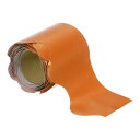 PATIKIL 5.8cm x 5m掲示板の枠線 スカラップトリムストリップ 壁の装飾 ロッカー教室用コルクポスター ブラックボード 白い黒板 オレンジ