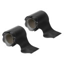 PATIKIL 5.8cm x 5m掲示板の枠線 2個入り スカラップトリムストリップ 壁の装飾 ロッカー教室用コルクポスター ブラックボード 白い黒板 ブラッ...