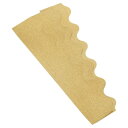 PATIKIL 7.5cm x 0.33m掲示板の枠線 60個入り スカラップトリムストリップ 壁の装飾 ロッカー教室用コルクポスター ブラックボード 白い黒板...