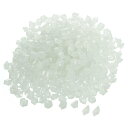 発光小石 光る石 輝く小石 DIY装飾用 鉢植え用植物水槽用 8-10mm ホワイト 1500個入り