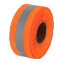 PATIKIL 反射テープストリップ 5 cm x 20 M 高視認性 反射テープ 縫い付け DIY 警告 安全 布製ウェビング 衣類 レインコート用 オレンジ