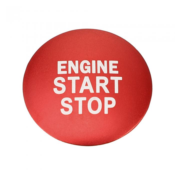 エンジンスタートストップボタンカバー ワンクリックプッシュスタートボタントリムステッカー Toy otaに対応 Camryに対応 2021-2022に対応 アルミ合金 レッド