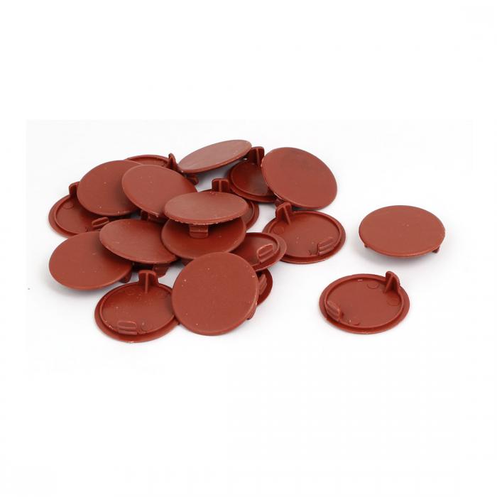 ホールカバー 35mm直径 プラスチック 防塵 ドリルホール 20個入り