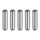 ノックピン 熱処理合金鋼 明るい仕上がりと正確な位置合わせ 余分な硬度用 6 mm x 25 mm 5個入り