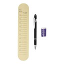 シリコンメモリストバンド 9.37" x 1.8" 20cm 8" 書き込み可能な装着型スラップブレスレット ブロックラインリストバンド ローリングボールジェルインクペンと消しゴム付き 日常生活用 イエロー