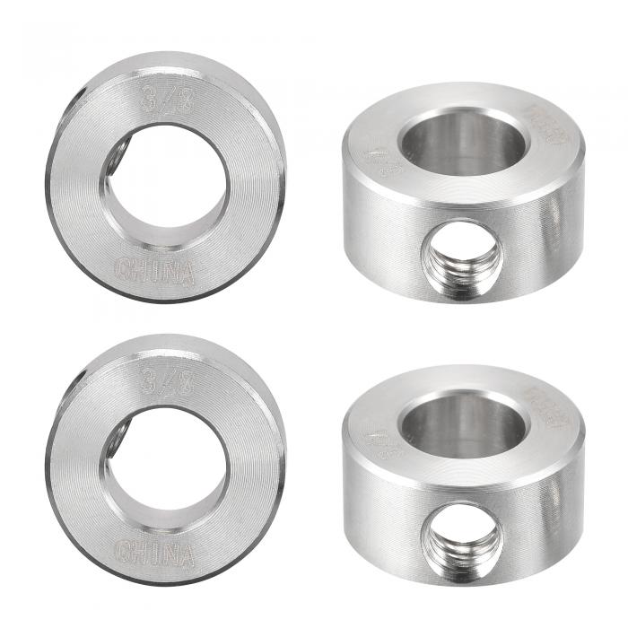 ドリルストッパー ドリルストップリング ドリルビット深度ホルダー 止めネジ用チャック木工用 ステンレ..