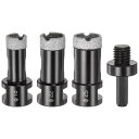 ダイヤモンドコアドリルビットセット 18/22/25mm タイル 磁器 セラミック 大理石 石材用 ダイヤモンドホールソーキット 3個セット