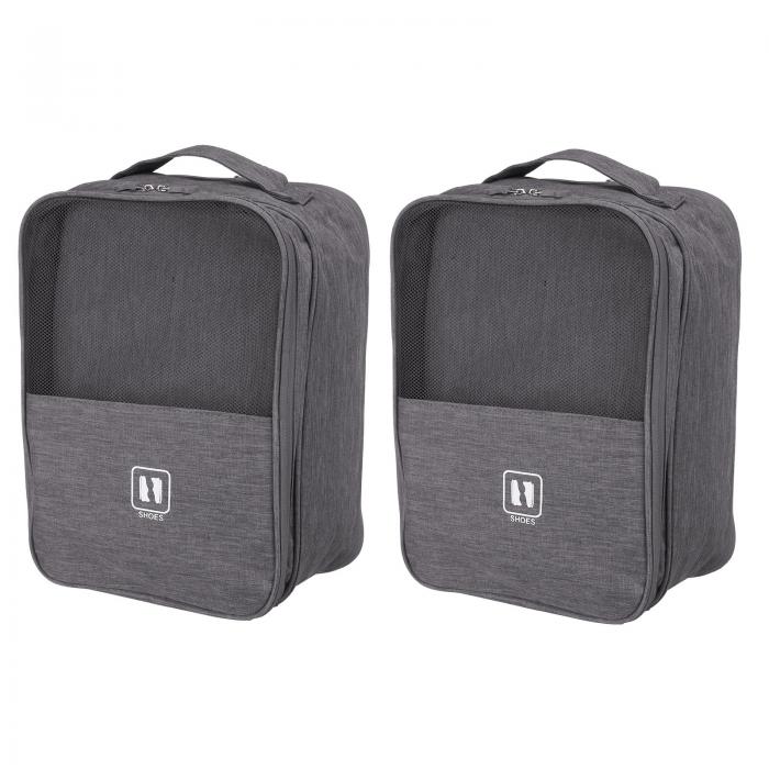 PATIKIL 旅行用シューズバッグ 2個 3-4足の靴を収納 トラベルバッグ ジム フライト ストレージ ポーチ ..