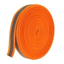 PATIKIL 反射テープストリップ 20 mm x 50ヤード 高視認性 反射テープ 縫い付け DIY 警告安全生地ウェビング 衣類 レインコート用 オレンジ
