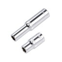 6.35mmドライブ?6mm?6ポイントソケットシャロー?ディープセットCr-Vスチール 2個