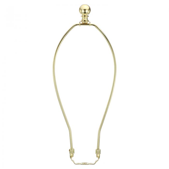 PATIKIL 305 mm ランプハープキット フィニアル付き 1セット 着脱式ランプシェードブラケットホルダーs..