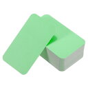 PATIKIL 90 x 54 mm ブランクペーパービジネスカード 100個 スモール 索引フラッシュカード メッセージノートカード DIYギフトスクラップブ...