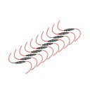 ヒューズホルダー インラインスクリュータイプ ヒューズホルダー 20 AWG 5mm x 20 mm 10個入り