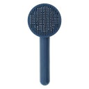 CAPASTEC ペットブラシ ワンプッシュ式 猫ブラシ 犬ブラシ 皮膚に優しい 抜け毛取り マッサージ 長毛 短毛 スリッカーブラシ 犬猫通用 ペット用 ペッ...