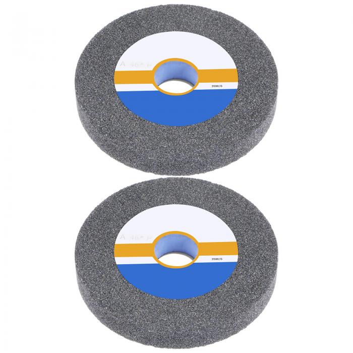 ベンチ研削ホイール 152 mm 46グリット 20 mm厚さ 32 mm アーバー酸化アルミニウム砥石 研削および切断..