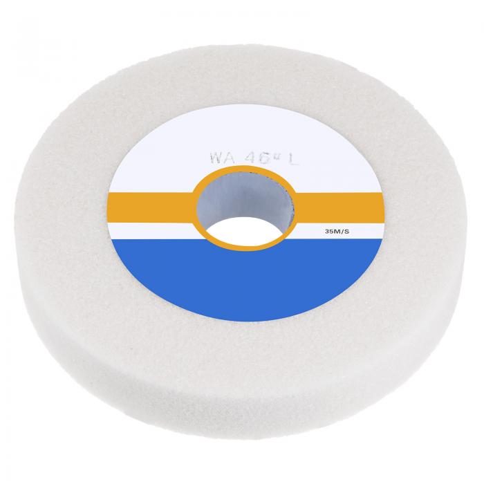 ベンチ研削ホイール 152 mm 46グリット 25 mm厚さ 32 mm アーバーホワイト酸化アルミニウム砥石 研削お..