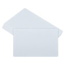 PATIKIL 0.21 mm メタルビジネスカード 20個 ブランクネームカード 陽極酸化アルミニウム DIYギフトカード用 シルバー