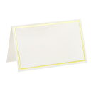 PATIKIL グリーティングカード 25個 好意装飾 折り畳み式 ブランクカード 結婚式 パーティー DIY テーブル名と場所カード用 ゴールドトーン ホワイ...