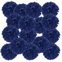 PATIKIL 6" ティッシュポンポンフラワー 20個パック ペーパーフラワーボール 結婚式 ブ ライダルシャワー 誕生日 バチ ェロレッテパーティー バックドロップ装飾 ネイビーブルー