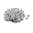 ネジ穴キャップ 12mm直径 プラスチック 十字穴 ホール プラグ プルーフ グレーン 100本入り