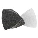 サンドペーパーフック 三角砂パッド 3-1/2"揺動多工具 炭化ケイ素 ウェット/ドライ使用 60グリット 30個入り