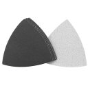 サンドペーパーフック 三角砂パッド 3-1/2"揺動多工具 炭化ケイ素 ウェット/ドライ使用 320グリット 8個入り