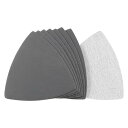 サンドペーパーフック 三角砂パッド 3-1/2"揺動多工具 炭化ケイ素 ウェット/ドライ使用 1200グリット 8個入り