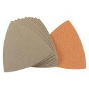 サンドペーパーフック 三角砂パッド 3-1/2"揺動多工具 炭化ケイ素 ウェット/ドライ使用 10000グリット 10個入り