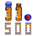 PATIKIL 2ml I[gTv[oCA 500 vXbg HPLC/GC oCA 9-425{ ߐF̃oCA TvoCÂ˂W CeBOpb` PTFE VR[Zv^ LCX^p[p