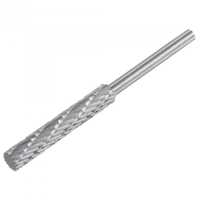 タングステンカーバイドロータリーファイル 回転ヤスリ 3 mmシャンク 5mm切断径 ダブルカット シリンダ..