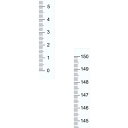 測定ルーラー 物差し 粘着ワークベンチルーラー 150cm 垂直読み取り 透明