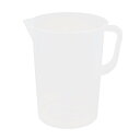 測定カップ プラスチック製 クリア 実験室キッチンアクサセリー 5000mL 容量