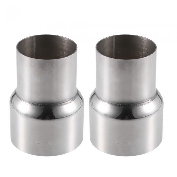 A ABSOPRO 車の排気管アダプター 減速機コネクタ 57mm内径- 76mm外径 排気エキスパンダー ユニバーサル..