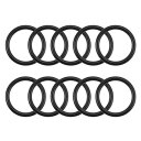Oリングニトリルゴム 2.2mm-38.2mm内径 2.2mm-2.4mm幅 シールガスケット 15.6mmx20mmx2.2mm(4)