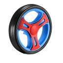 ホイール プラスチックスイベルプーリホイール 直径152mm シングルホイール 6mm取付穴 1個入り