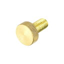 ローレットつまみねじ M10x20 mm フラット 真鍮ボルト グリップノブファスナー PC 電子 機械用