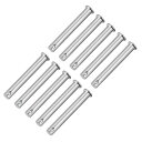 クレビスピン 単穴クレビスピン、10mm x 70mm フラットヘッドあえんめっき鋼 10 個入れ(4)