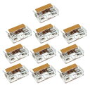 PCBヒューズホルダー パネルマウント 250V 6A 2端子 5 x 20mm 10枚入り
