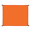 CAPASTEC レジャーシート 大判 ピクニックシート 3~4人用 140x200cm 防水 収納袋付き ピクニックマット コンパクト お花見 ビーチ キャンプ 遠足 運動会 アウトドア オレンジ