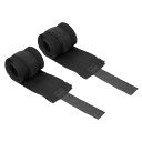 PATIKIL ボクシングハンドラップ 2個 150 cm長さ 弾性 格闘技拳包帯 ムエタイ キックボクシング用 ブラック