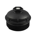A ABSOPRO エンジンオイルフィルターハウジングカバーキャップ 03H115433 V Wに対応 Touareg 3.6Lに対応 2013-2017 プラ...