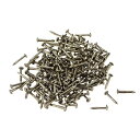 タイニーネイル ミニハードウェアネイル 炭素鋼 1 x 10mm DIY装飾用 木製ボックスアクセサリー用 ブロンズトーン 300個入り